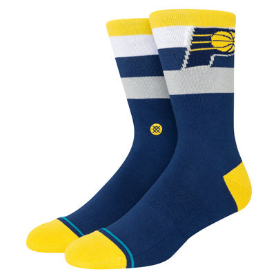 Indiana Pacers Stripe Crew Socks
